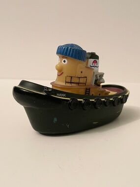 Vintage 1999 Ertl Theodore Tugboat Hank Figure Bath Toy Collectible⁠